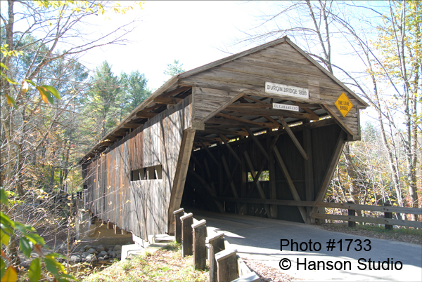 Sandwich, NH - Durgin Bridge - End - Fall